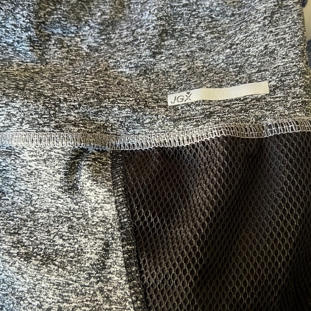 Cute black leggings with see through spots on the legs